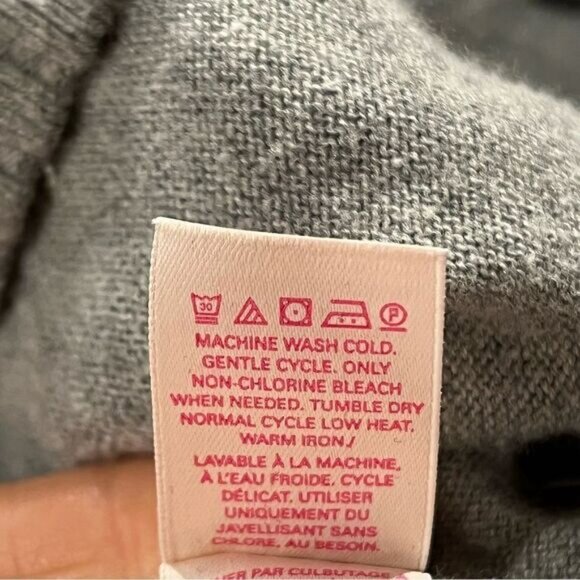 Victoria's Secret Sweater Dress Medium Long Sleeve Knee Sheath Cowl Stone - Picture 7 of 11